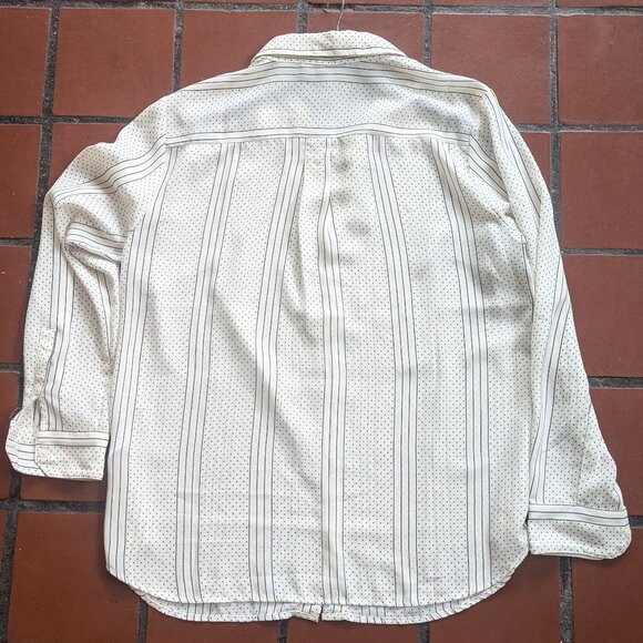Banana Republic Classic Drapey Shirt Size Large - Picture 10 of 11
